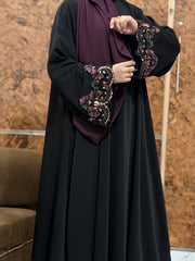 Noir Fleur Abaya