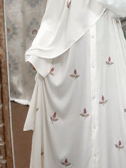 White Leaf Abaya