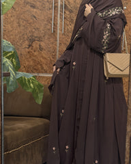 Rosette Abaya - Brown