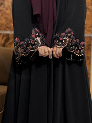 Noir Fleur Abaya