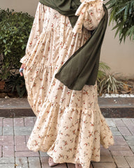 Autumn Floral Abaya