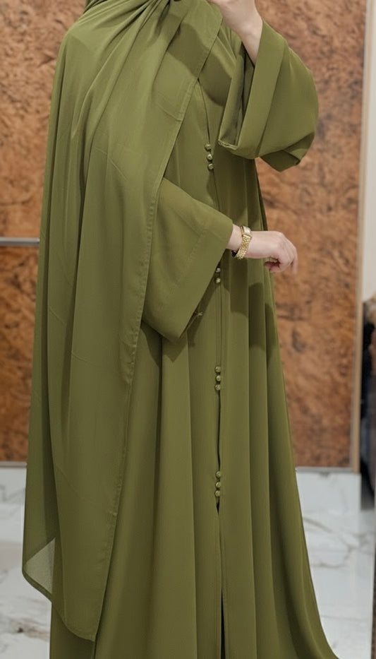 Everyday Aurah Abaya - Olive