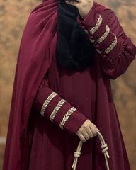 Emira Abaya – Maroon