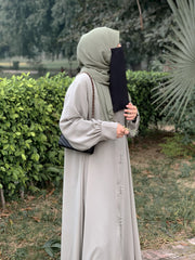 Serene Abaya – Light Sage Green