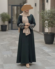 Ombre Abaya - Emerald