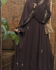 Rosette Abaya - Brown