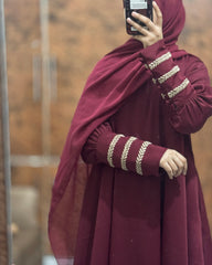 Emira Abaya – Maroon