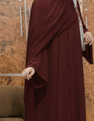 Everyday Aurah Abaya - Mahogany