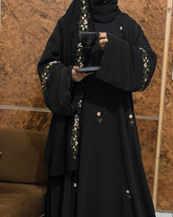 Rosette Abaya - Black
