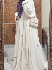 Blossom Abaya – Ivory