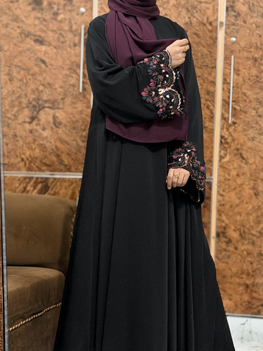 Noir Fleur Abaya