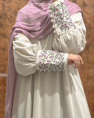 Mint Floret Abaya
