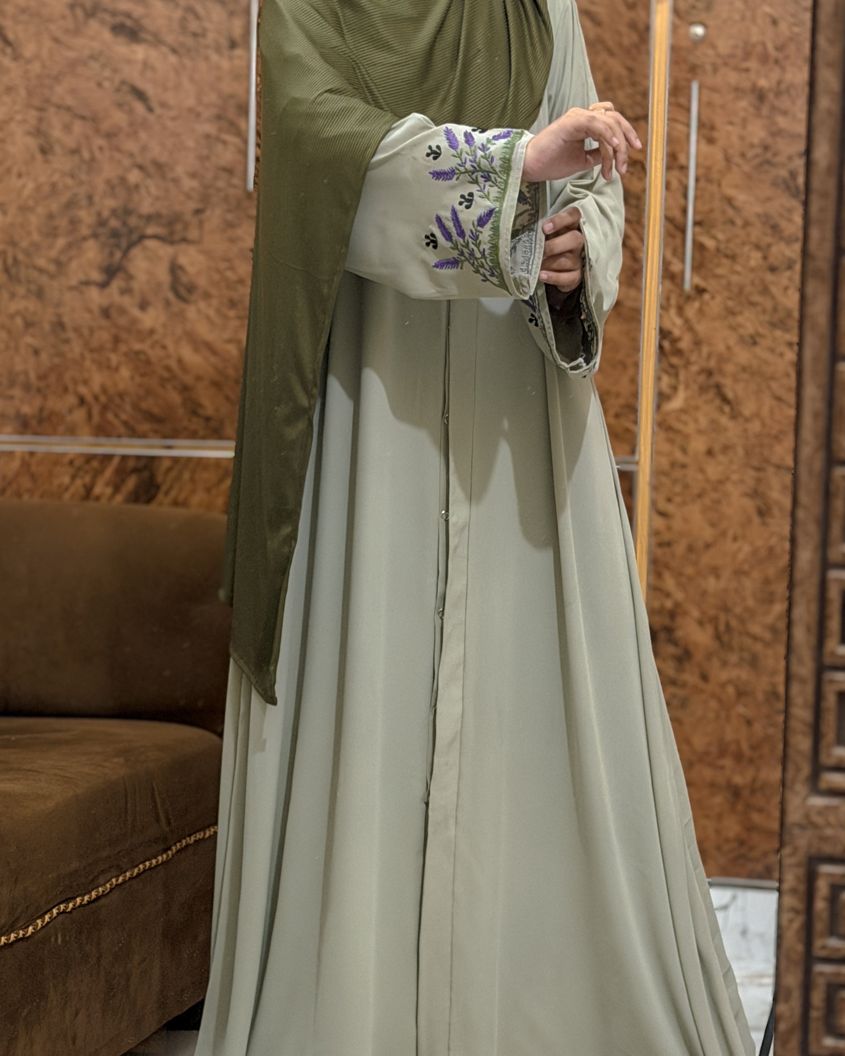 Bliss Abaya - Straight Flowy Cut