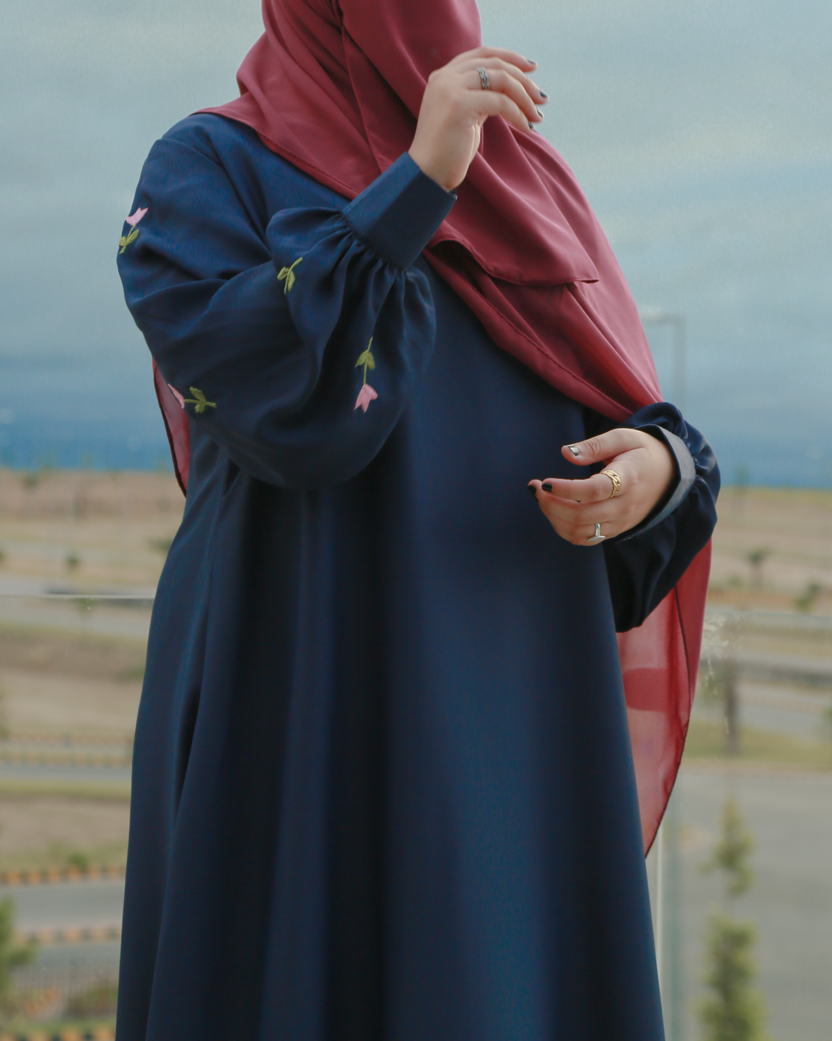 Azure Abaya