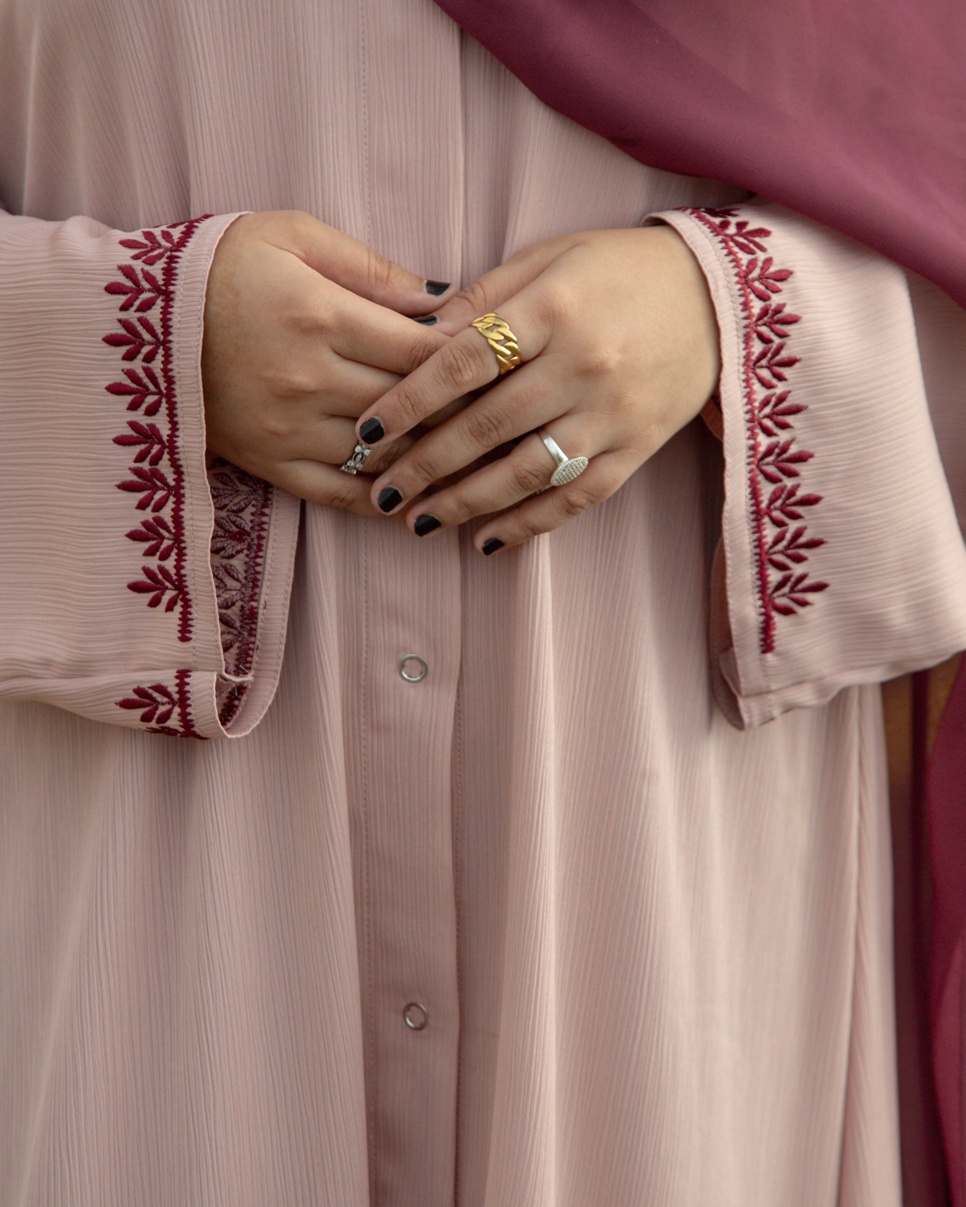 Rosewood Blush Abaya