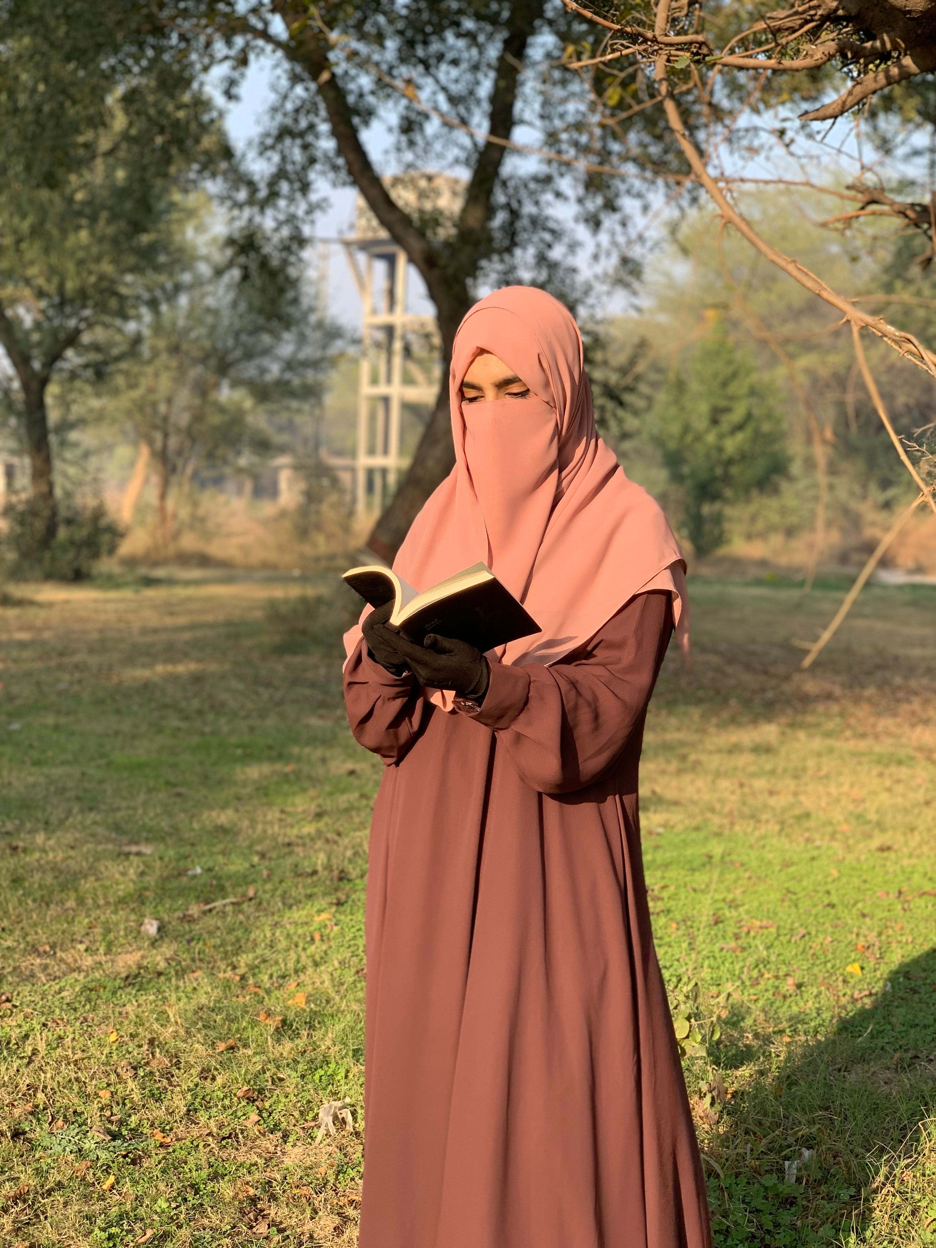 Autumn Abaya – Chocolate Brown