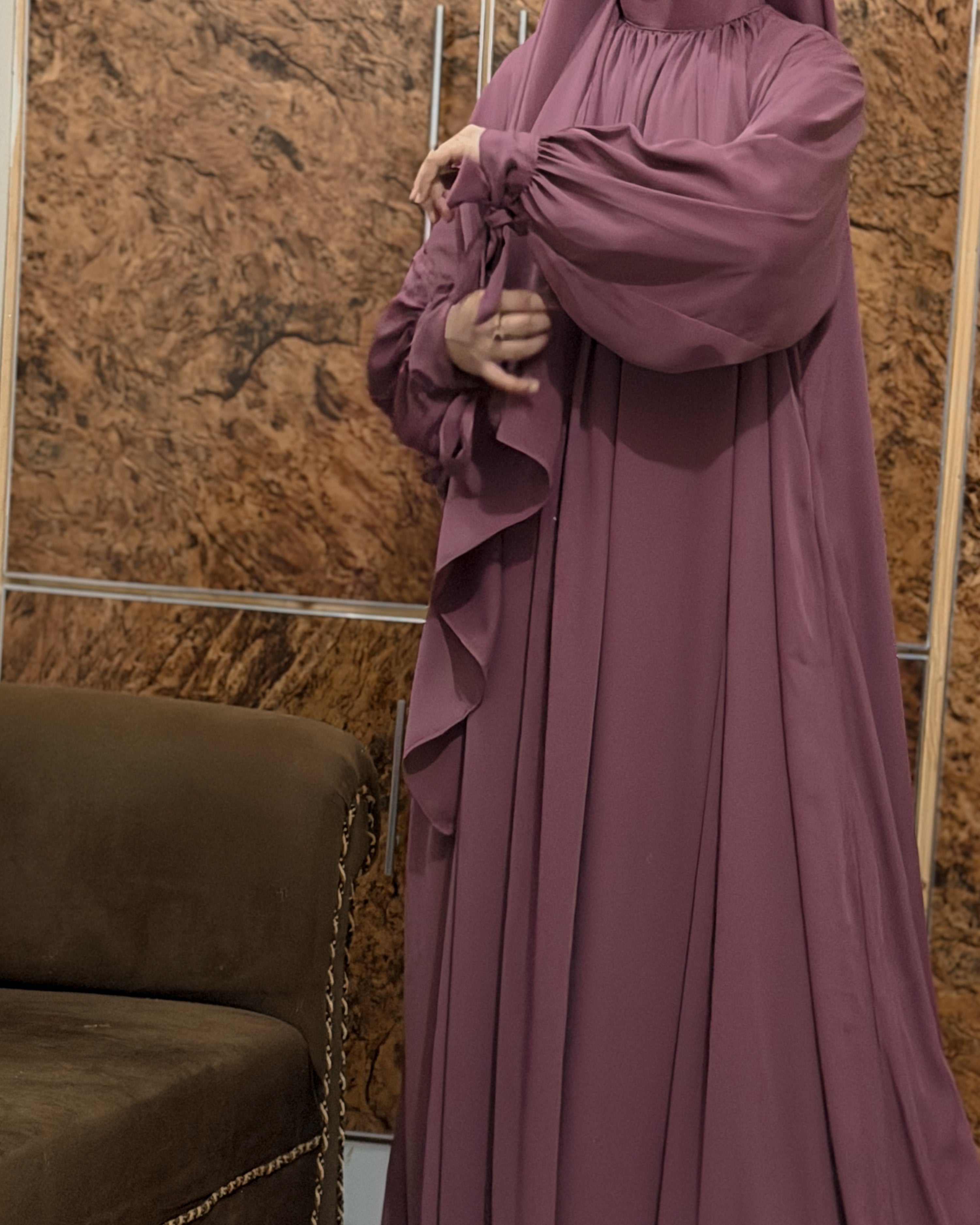 Mauve Abaya