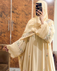 Rosette Abaya - Butter