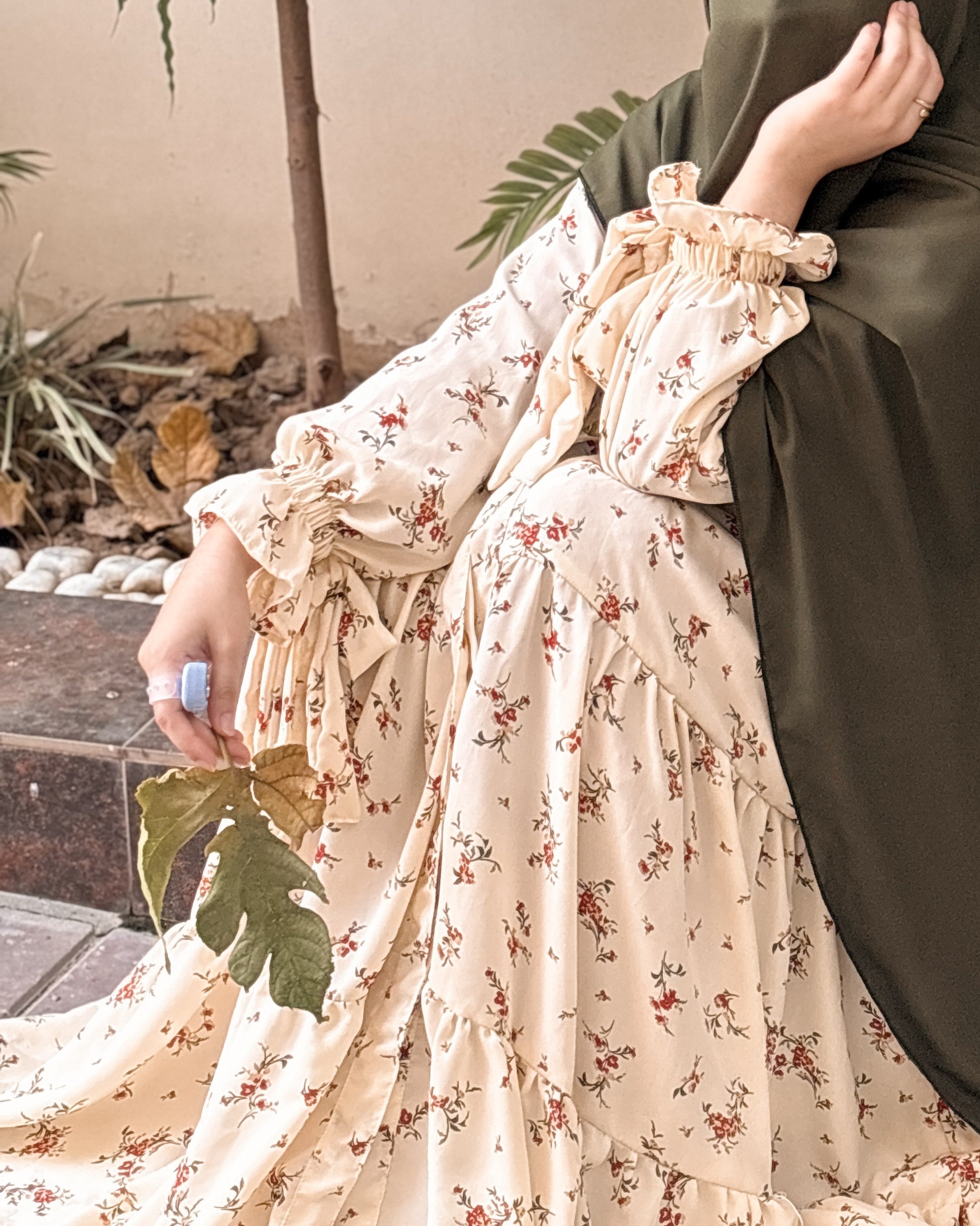 Autumn Floral Abaya