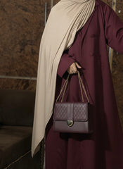 Maroon Regent Coat Abaya
