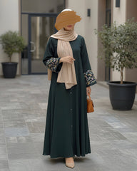 Ombre Abaya - Emerald