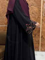 Noir Fleur Abaya