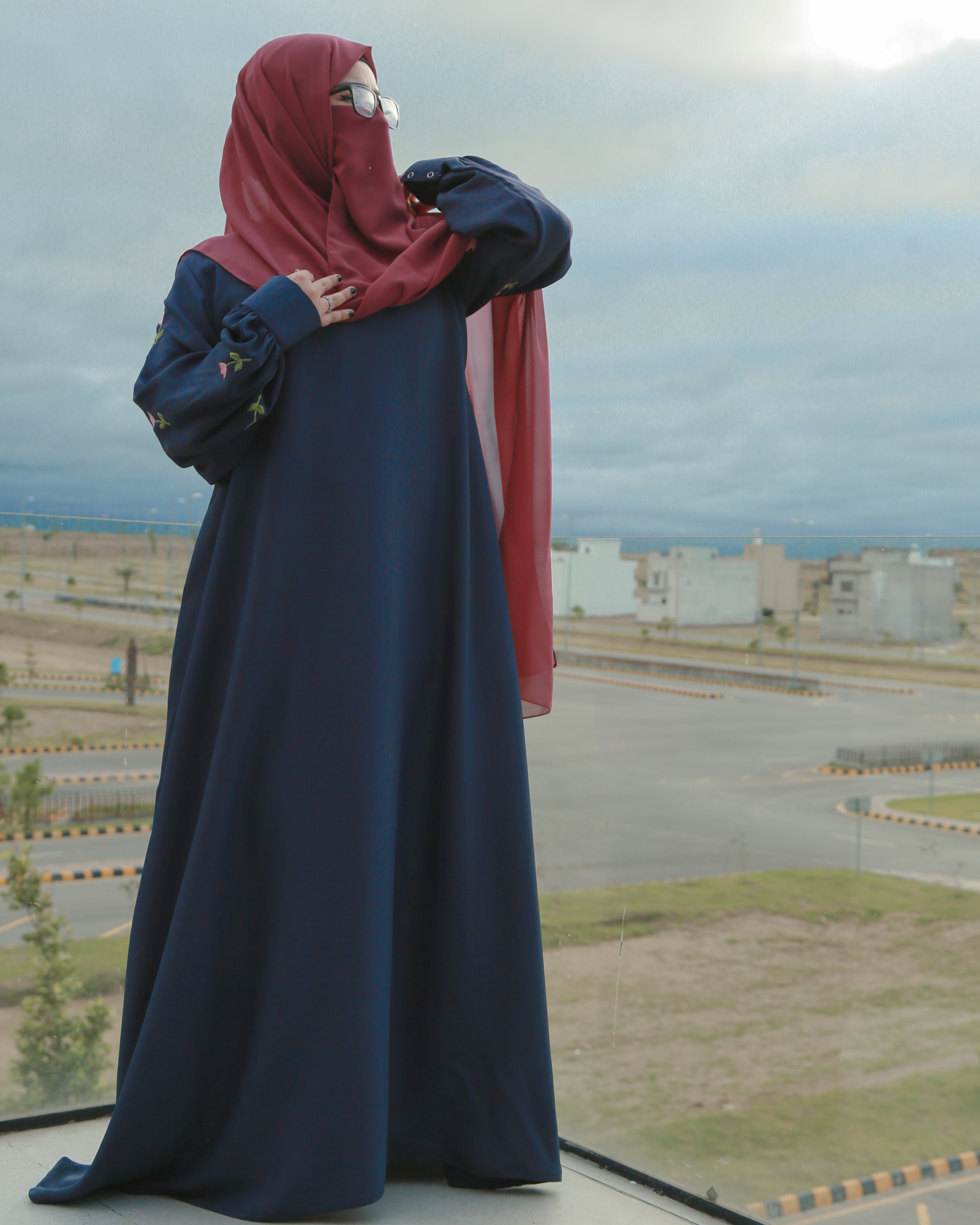 Azure Abaya