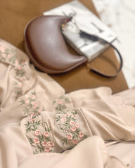 Pastel Rosette Abaya