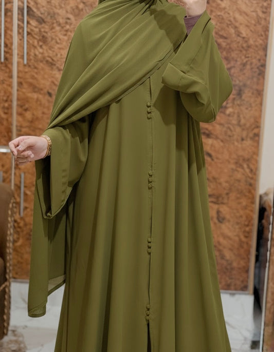 Everyday Aurah Abaya - Olive