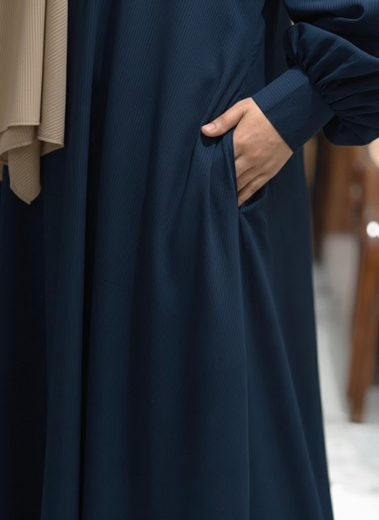 Muse Abaya - Navy Blue