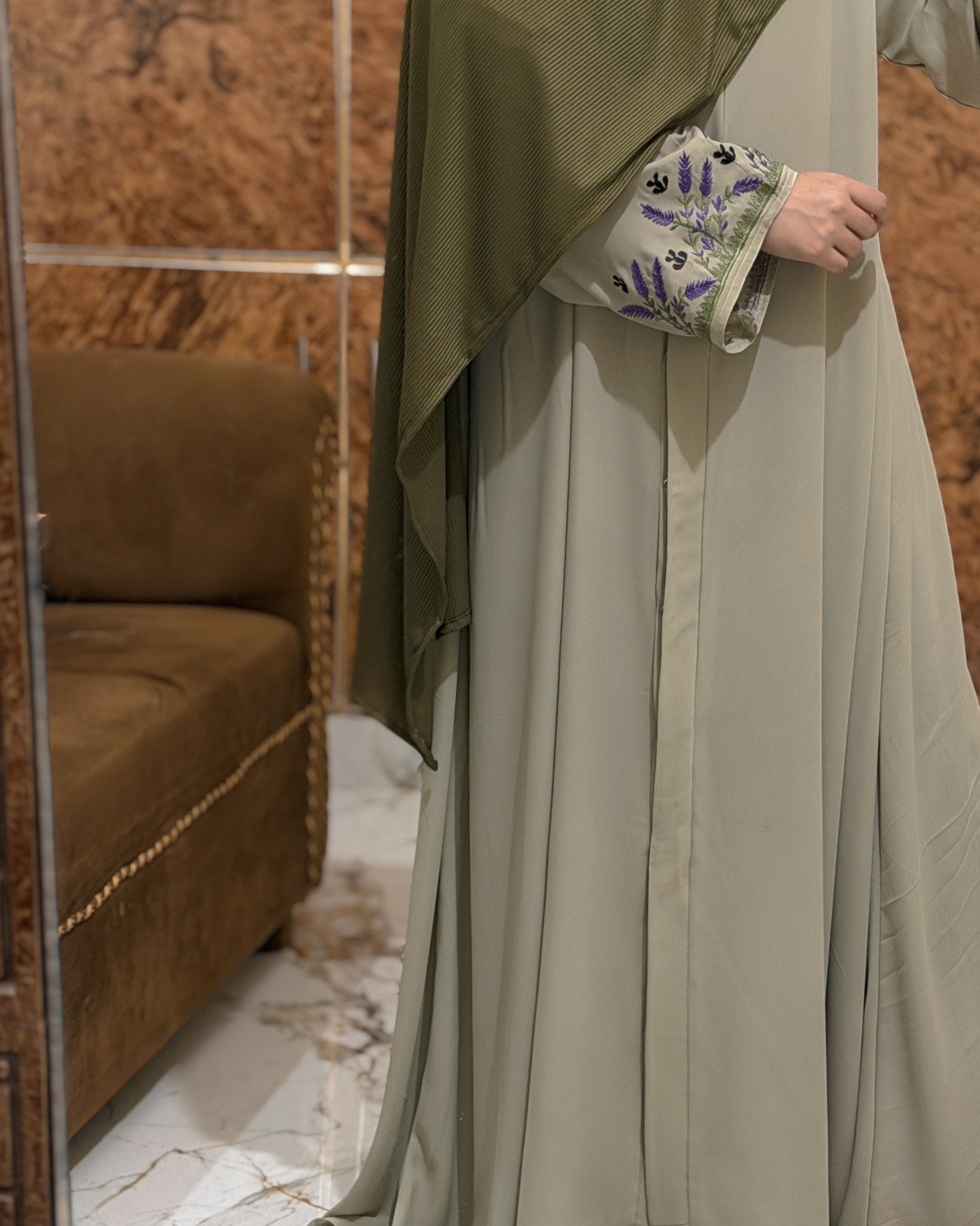 Bliss Abaya - Straight Flowy Cut