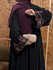 Noir Fleur Abaya