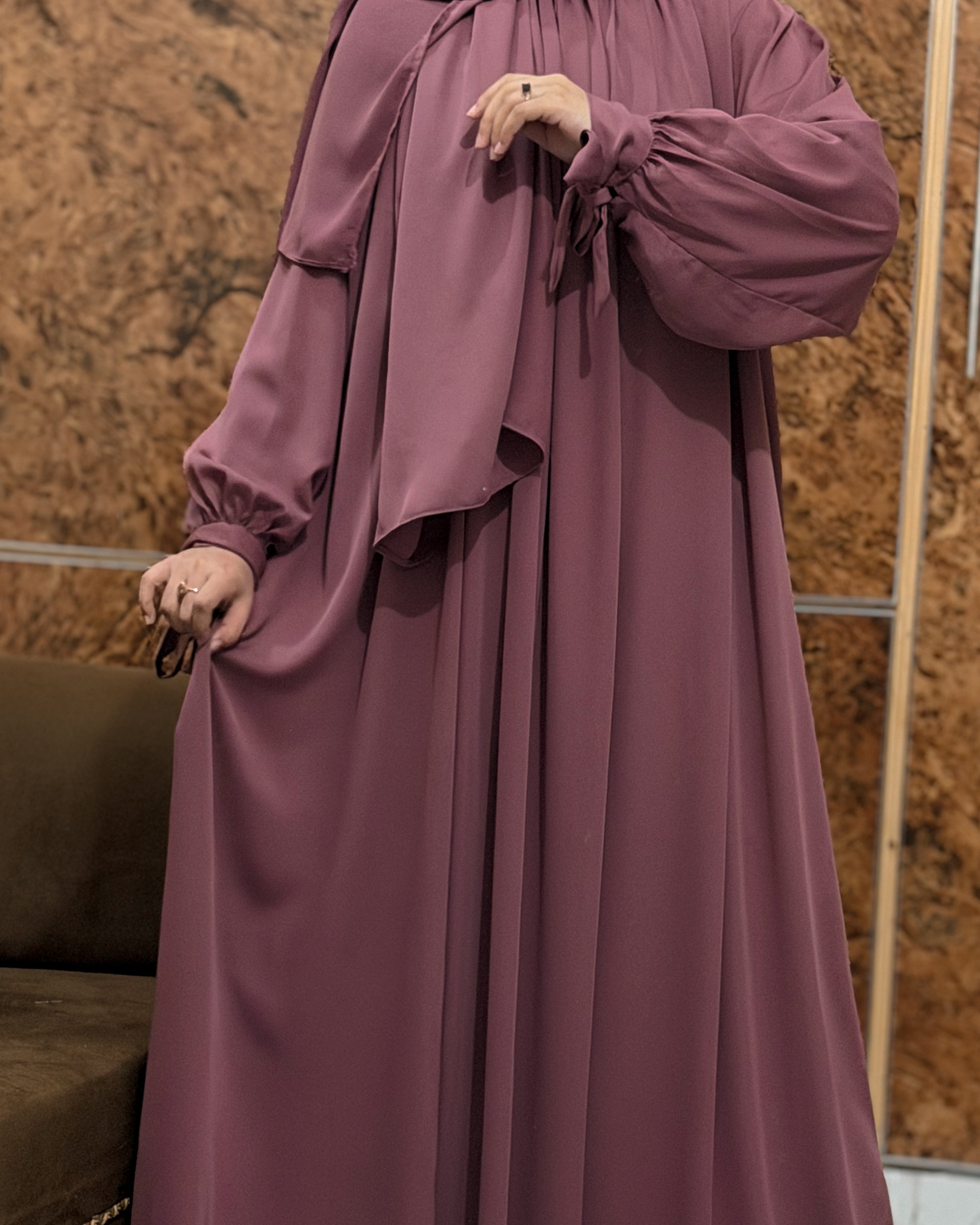 Mauve Abaya
