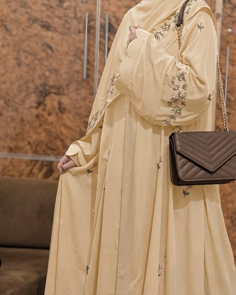 Rosette Abaya - Butter