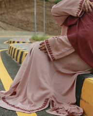 Rosewood Blush Abaya