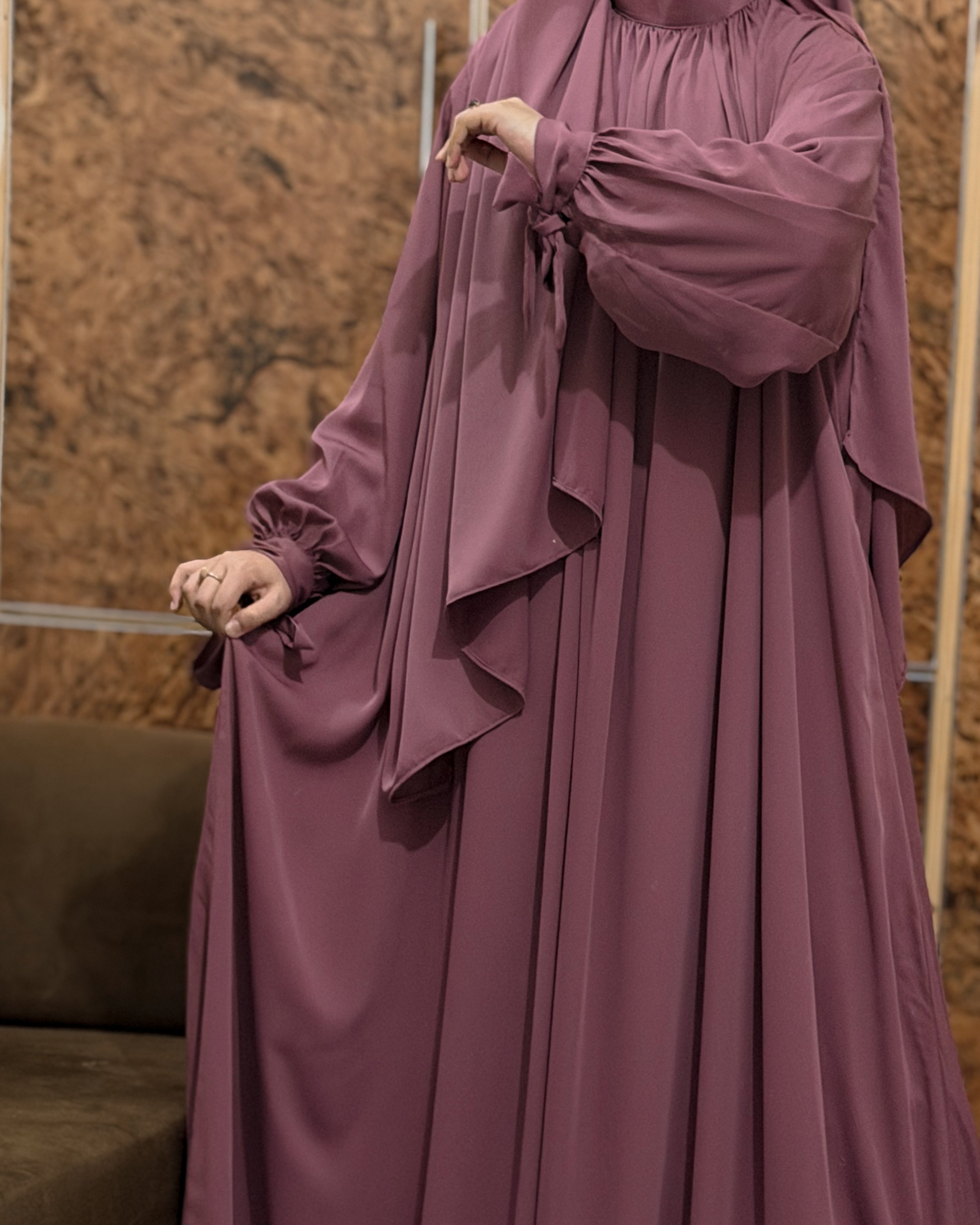 Mauve Abaya