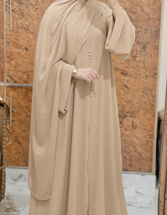 Everyday Aurah Abaya - Beige