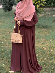 Autumn Abaya – Chocolate Brown