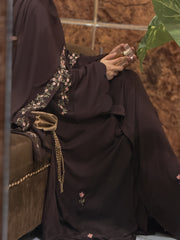 Rosette Abaya - Brown