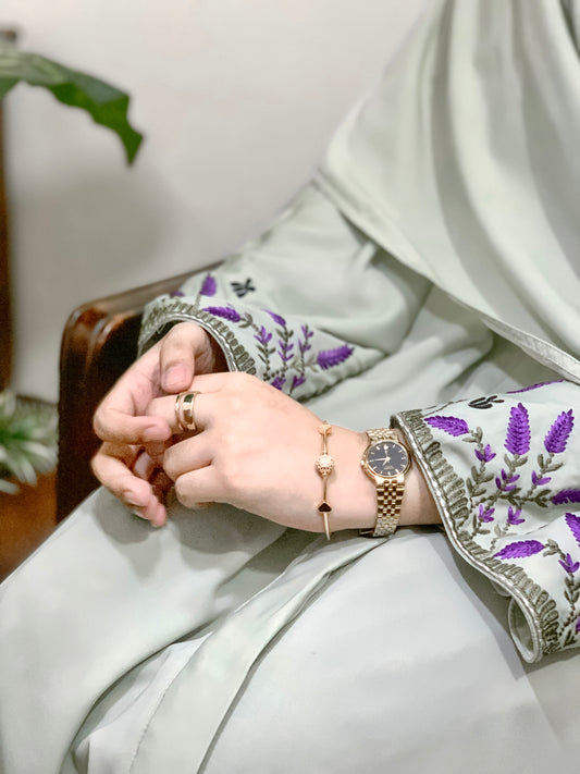 Bliss Abaya – Light Mint