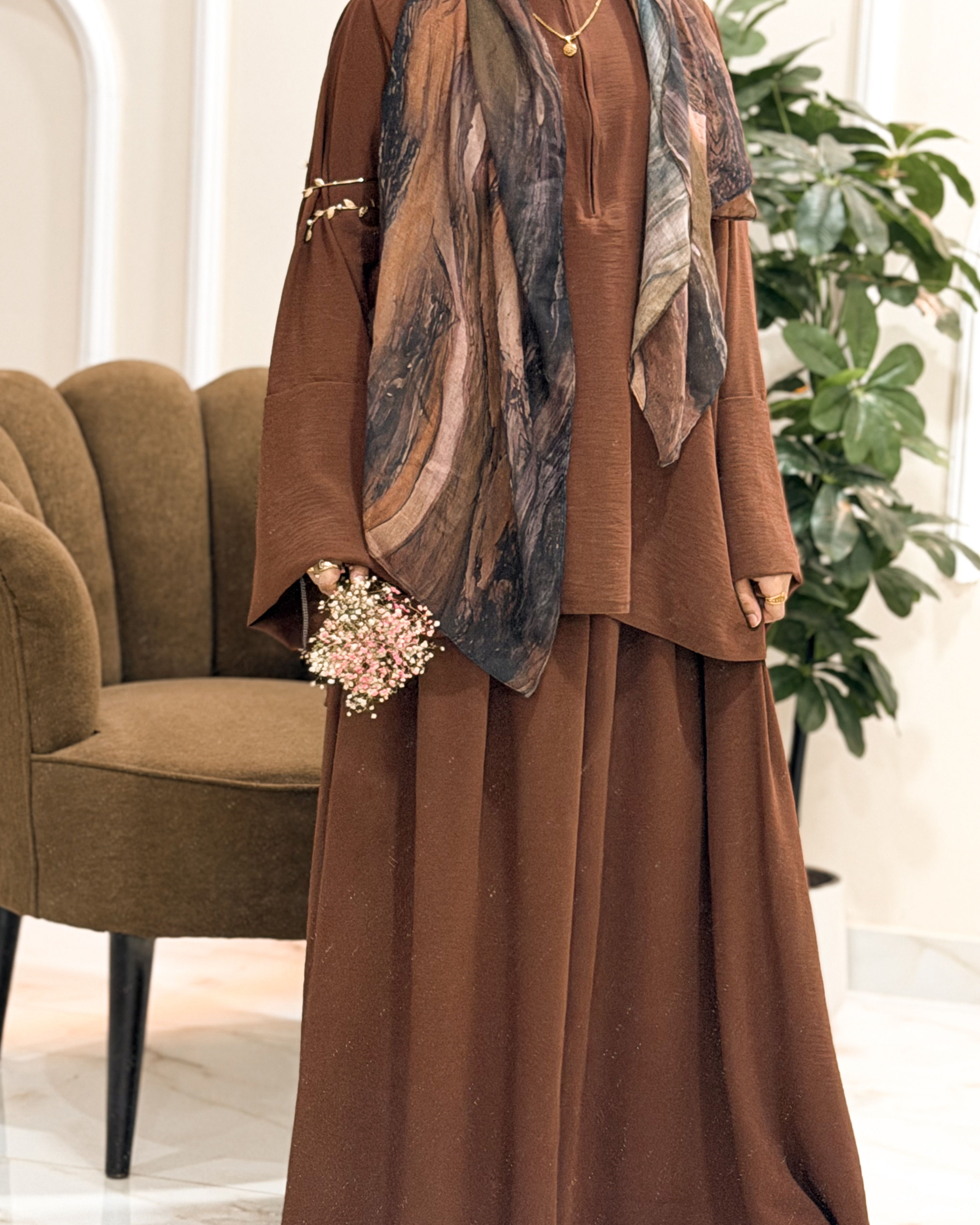 CO-ORD SET - Brown