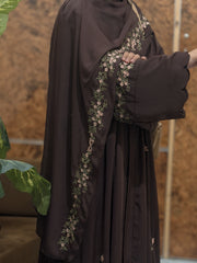 Rosette Abaya - Brown