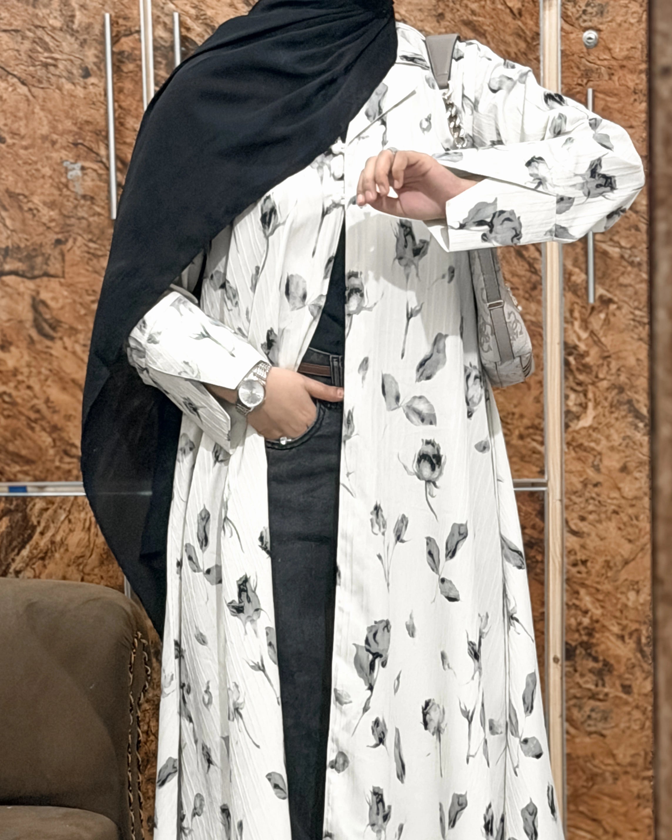 Noir Muse Abaya - Kimino