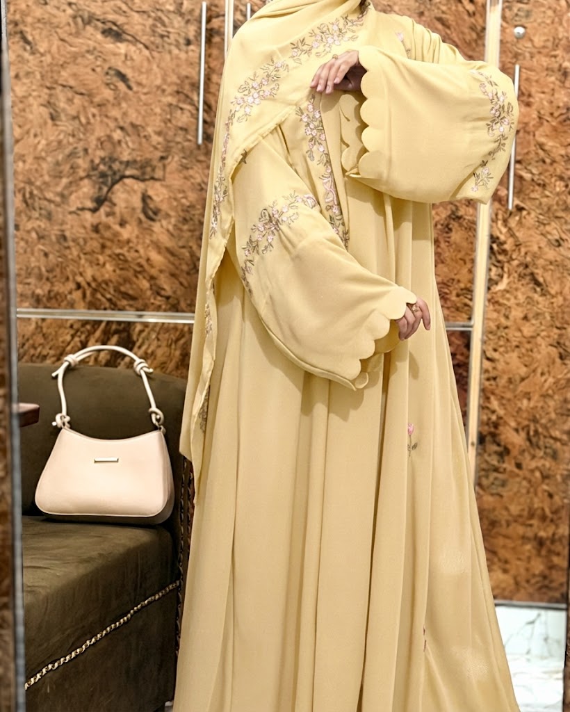 Rosette Abaya - Butter