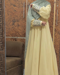 Butter Floret Abaya