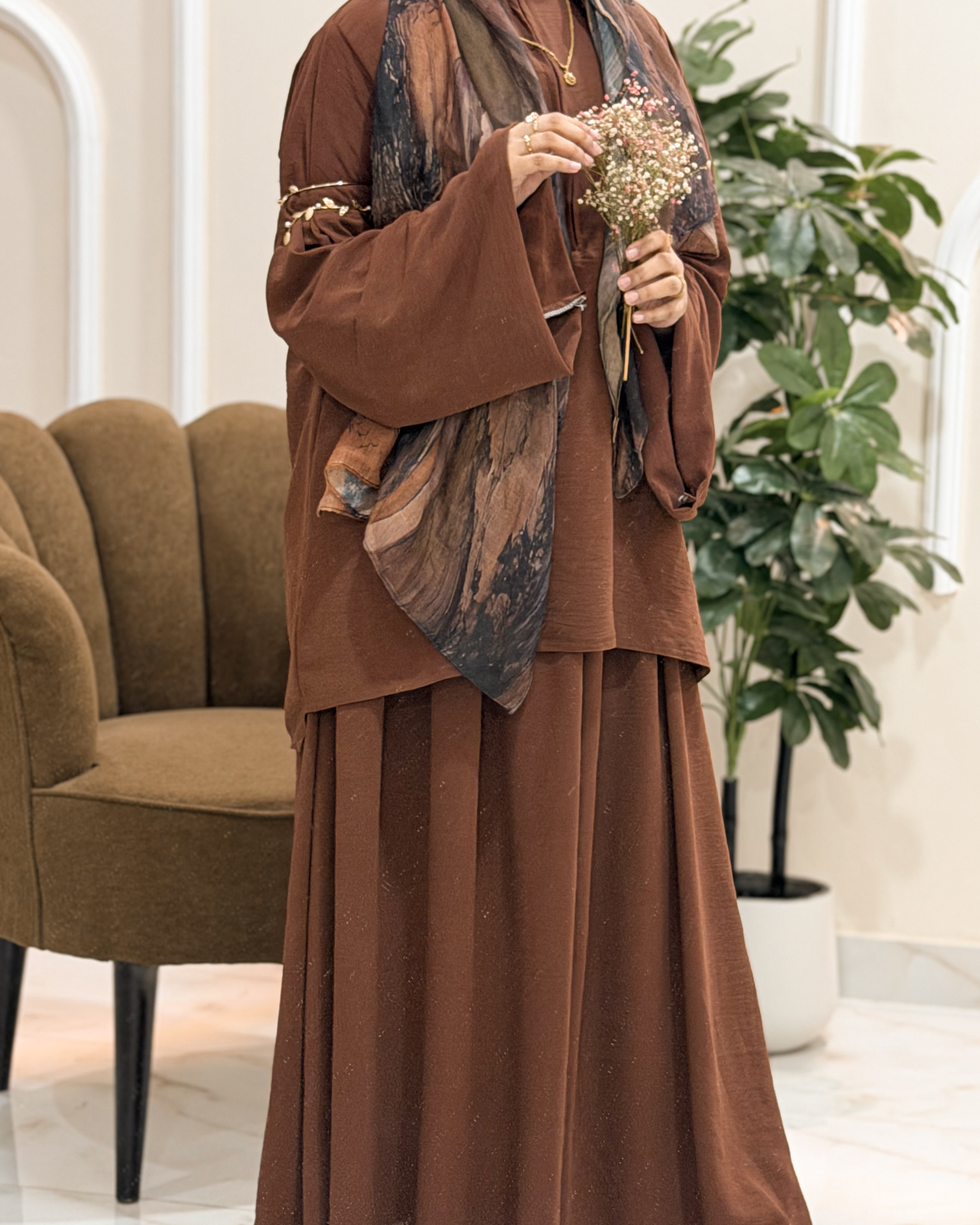 CO-ORD SET - Brown