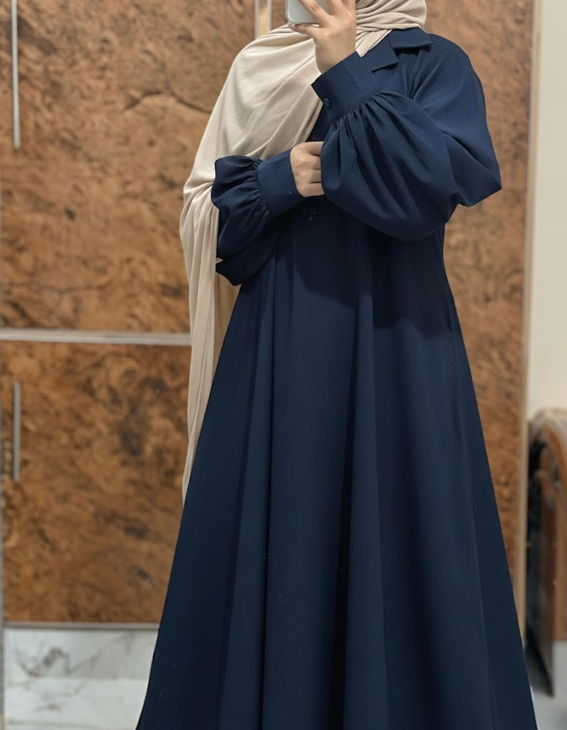 Muse Abaya - Navy Blue