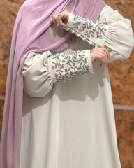 Mint Floret Abaya