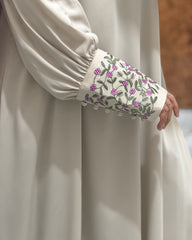 Mint Floret Abaya