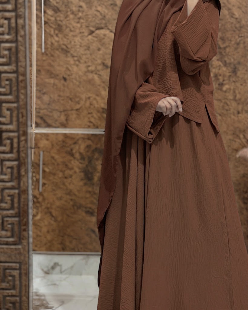 CO-ORD SET - Brown